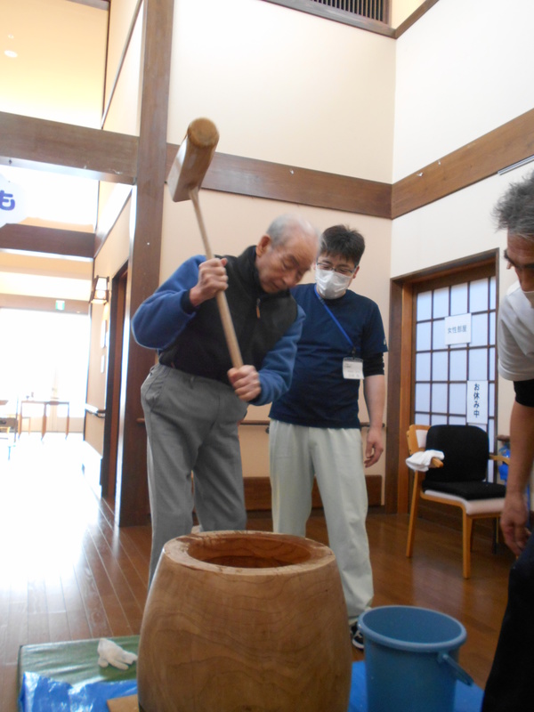 餅つきの写真